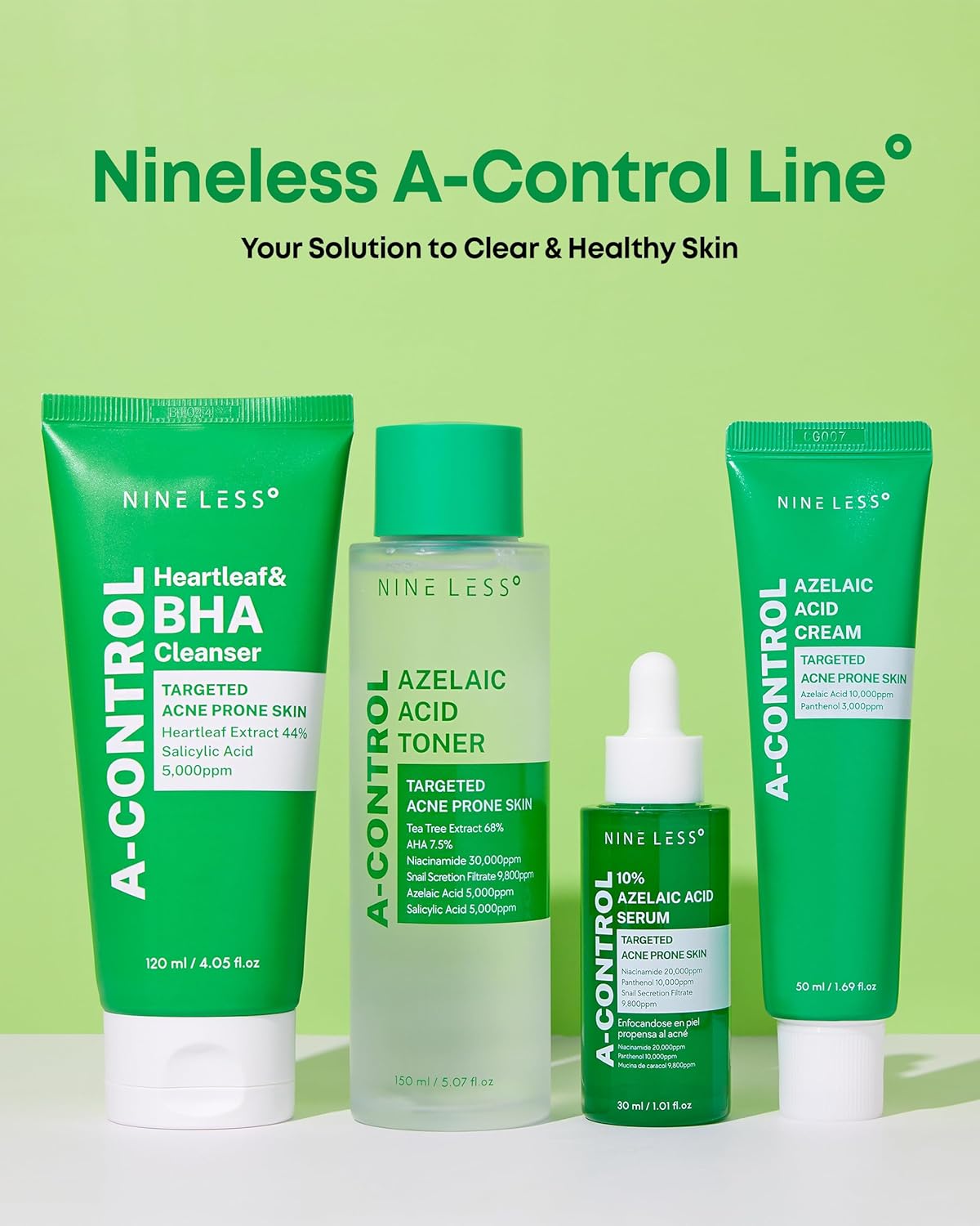 A-Control Azelaic Acid Cream – Korean Blemish Clear Moisturizer for Face - Acne-Fighting & Hydrating for Clearer Skin - Blemish Relief, Soothing Recovery, 1.69oz. - Image 7