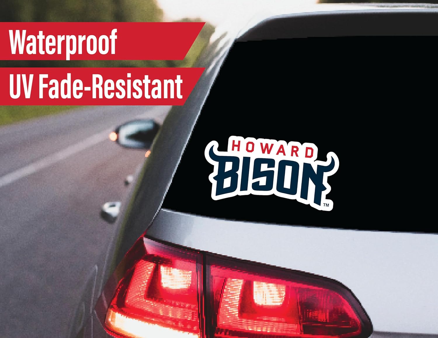 Howard University Stickers for Gift, Car, Water Bottle, Laptop, and Phone for HU Football Fans and Graduates (Howard Bison) - Image 5