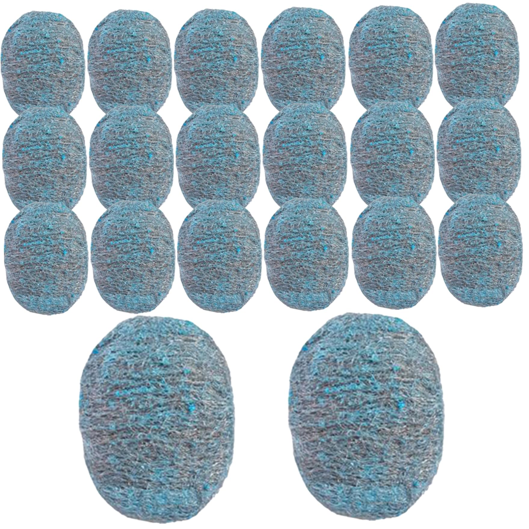Faroby Steel Wool Scrubber 20 PCS Reusable Soap Pads Absorbent Pre-Soaped for Kitchen Blue
