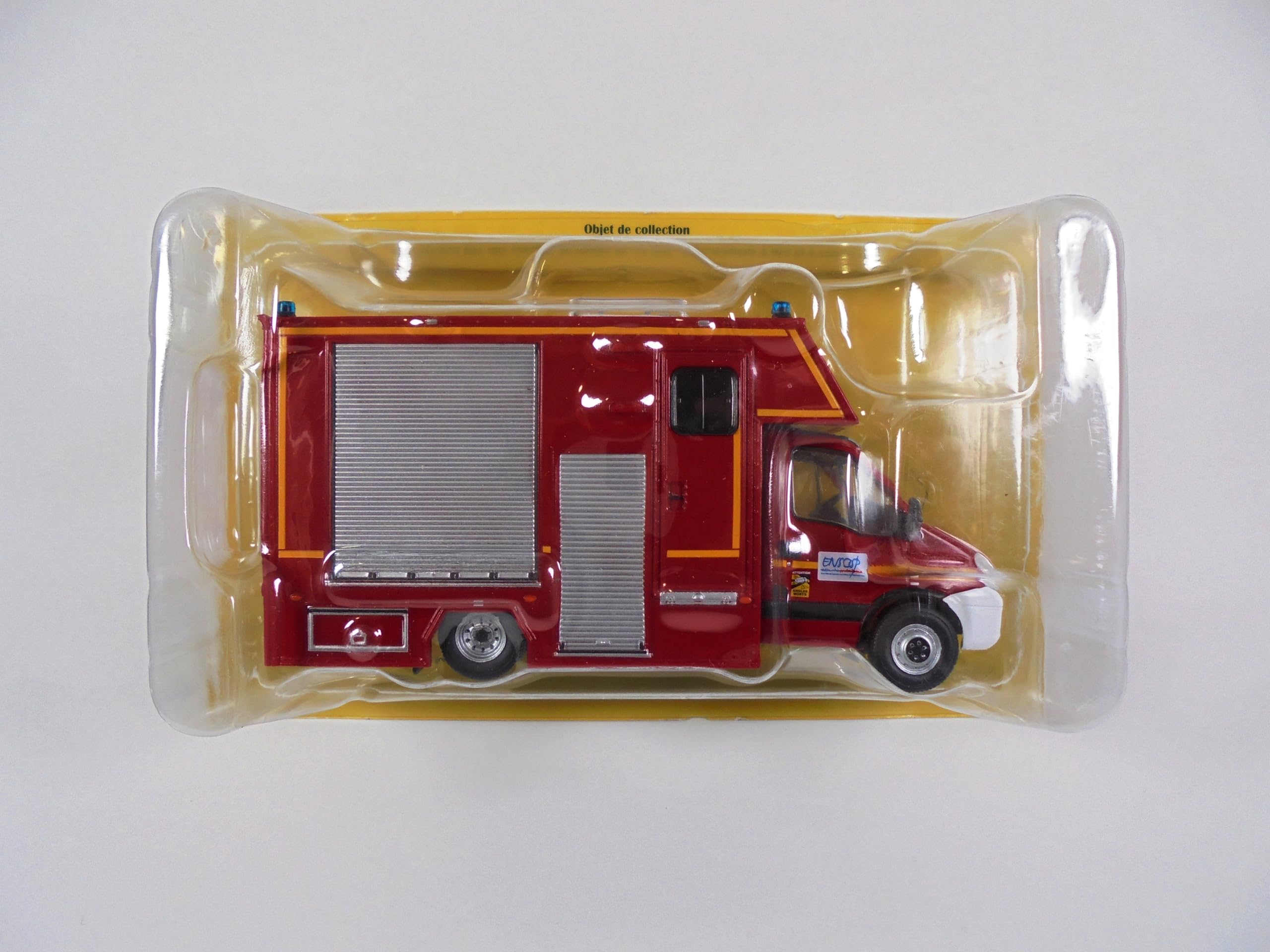 OPO 10 - Camion de Pompiers 1/43 I. Daily TIB Véhicule d'intervention Risques technologiques - Véhicule léger Sapeurs Pompiers Hachette CPL34