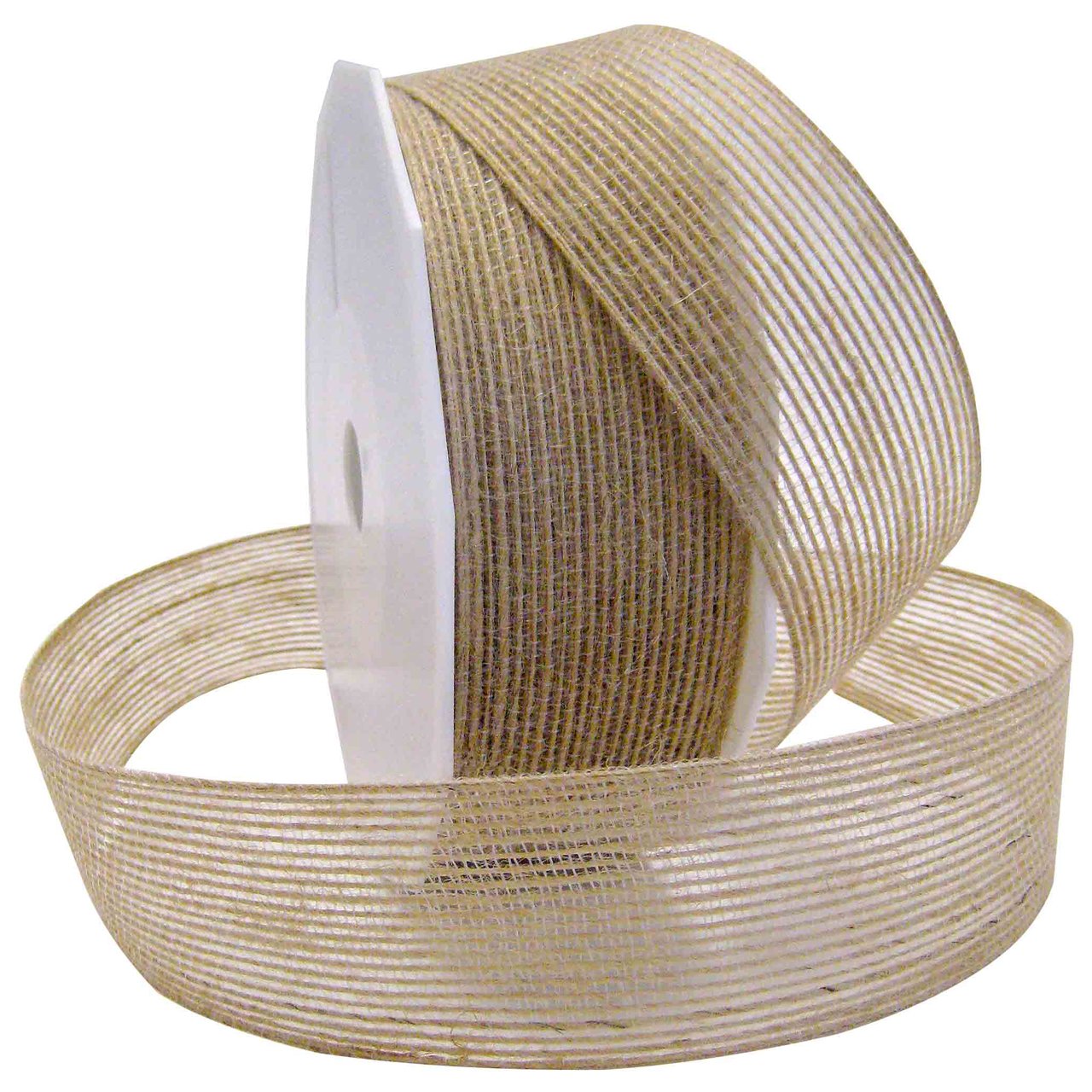 Ruban de jute naturelle Morex Ribbon bobine large pour emballage cadeau et art floral