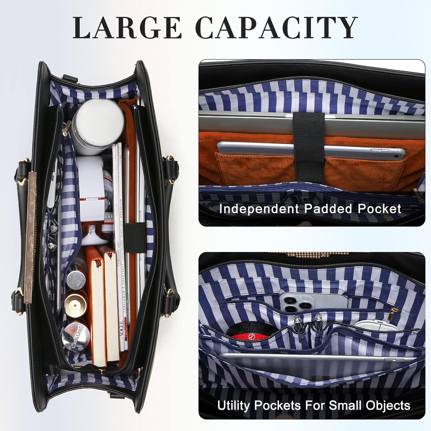 Keyli Large Leather Laptop Briefcase for Women with Bhutan Ubuy