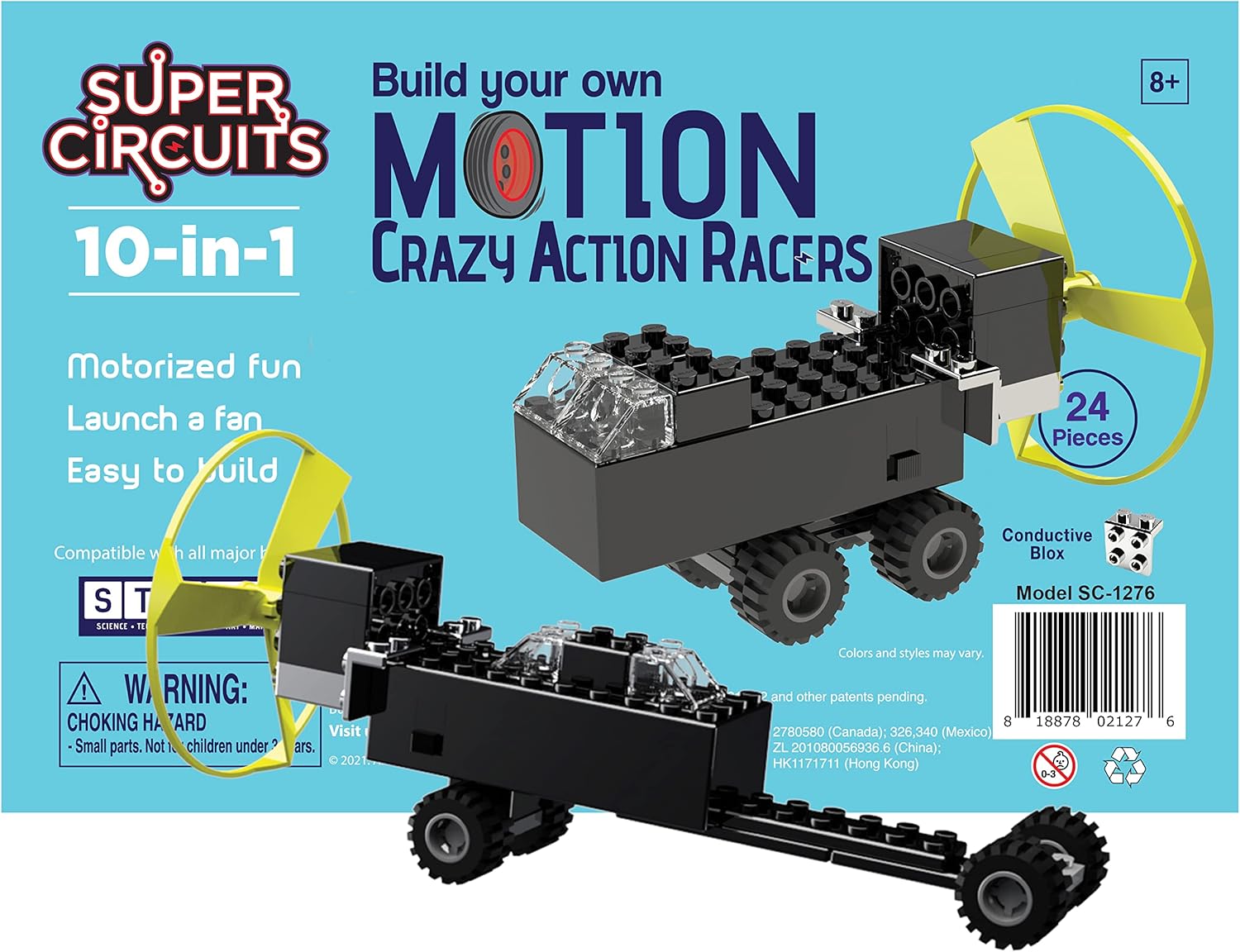 Super Circuits BYO Crazy Electric Racers 10in1 STEM Kit