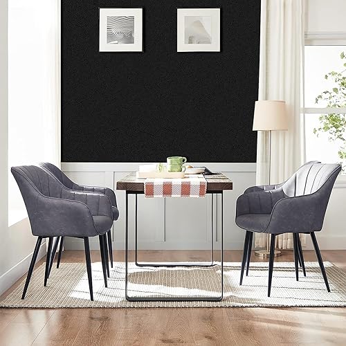 Miniatura 2 de Papel tapiz de seda amarillo autoadhesivo para despegar y pegar, 17.7 x 196.8 pulgadas, color amarillo claro, papel tapiz texturizado de seda, papel