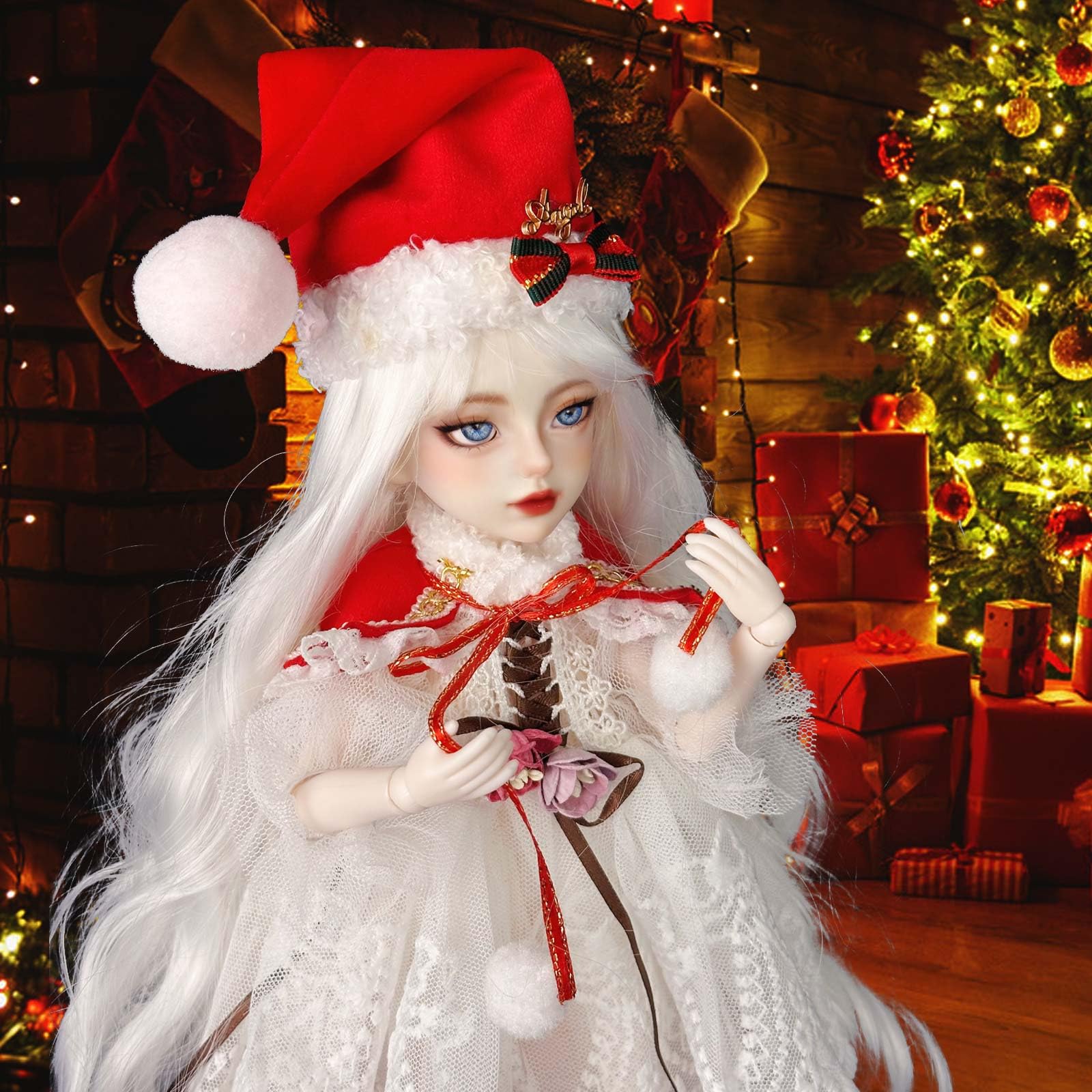 1 / 3 BJD Belle poupée fille peinte à la main maquillage et vêtements