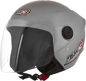 CAPACETE ABERTO PRO TORK NEW LIBERTY 3 SOLID PRATA TAM. 58
