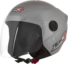CAPACETE ABERTO PRO TORK NEW LIBERTY 3 SOLID PRATA TAM. 58