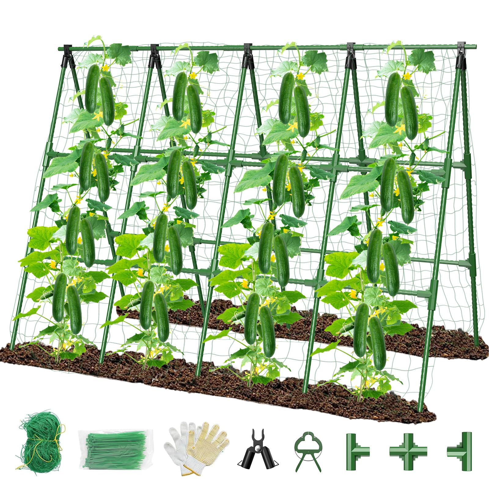 MQHUAYU 71x51 Inch A-Frame Trellis