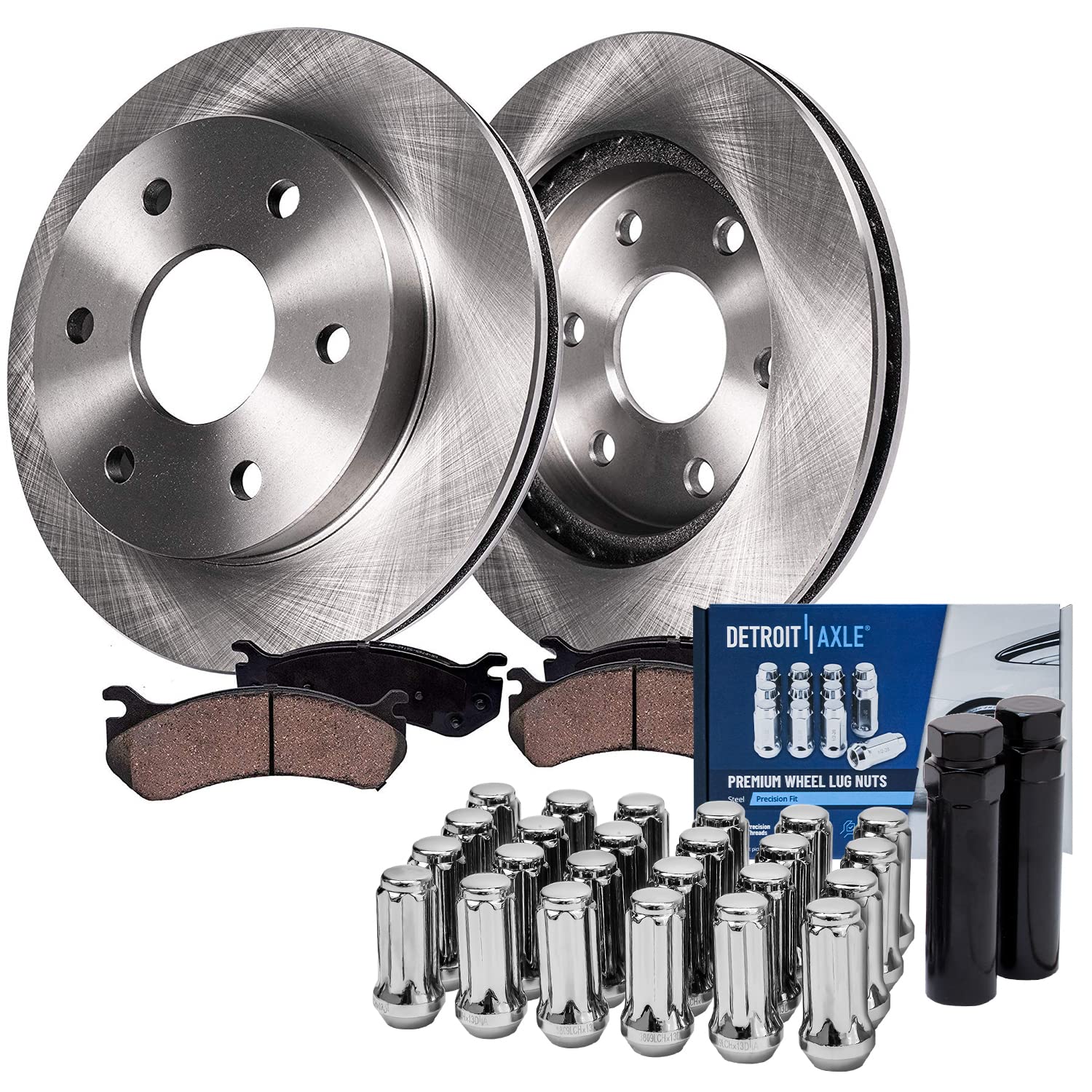 Detroit Axle - Front Brake Kit for Cadillac Escalade Esv Ext