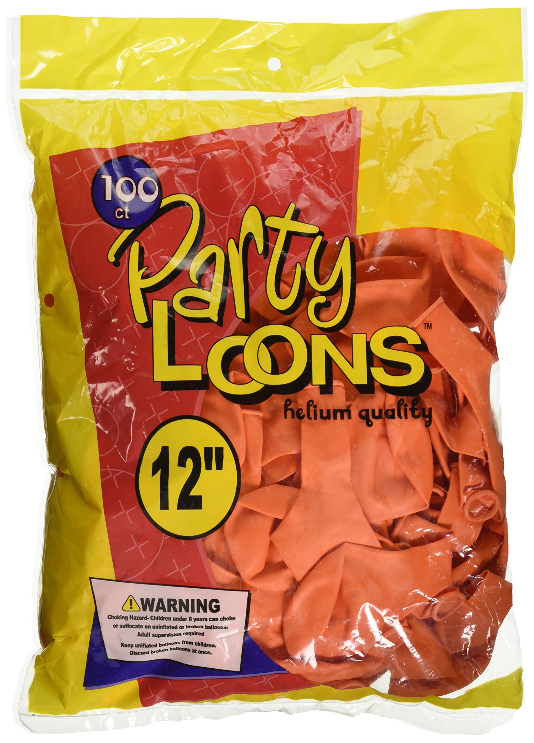 CTI Industries Standard Latex Balloons, 12", Peach/Apricot