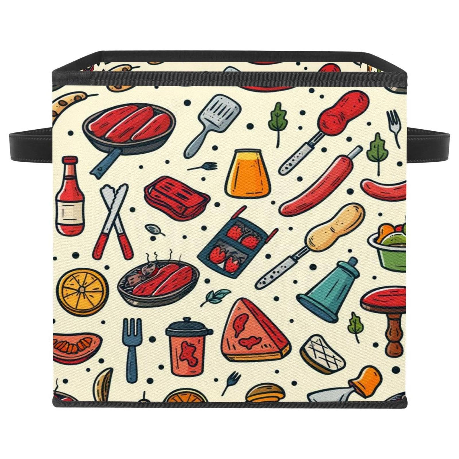 Boîte de rangement pliable vêtement grand panier cube Oxford