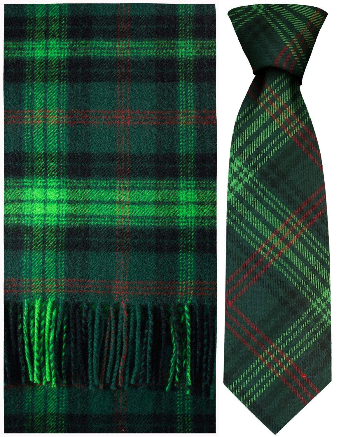 Bufanda y corbata Ross Hunting Modern Tartan Clan Escocés set 4
