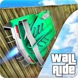 Impossible wallride stunt as muscle car simulation with the powers and controls of GT ramp car.