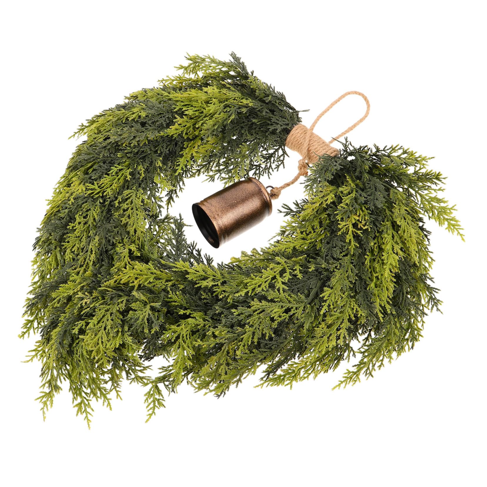 Couronne de Noël cœur sur votre porte d'entrée pour accueillir vos invités
