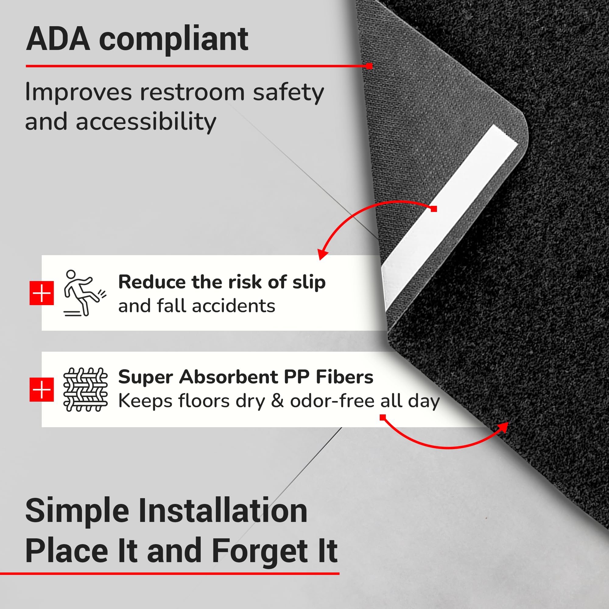 Disposable Urinal Mats - Odor Control & Time Monitor -6 Disposable Urinal Mats - Odor Control & Time Monitor -6