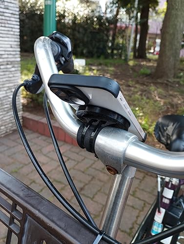 Miniatura 7 de Snap! Soporte magnético para teléfono móvil para manillar de bicicleta seguro y ligero, color negro