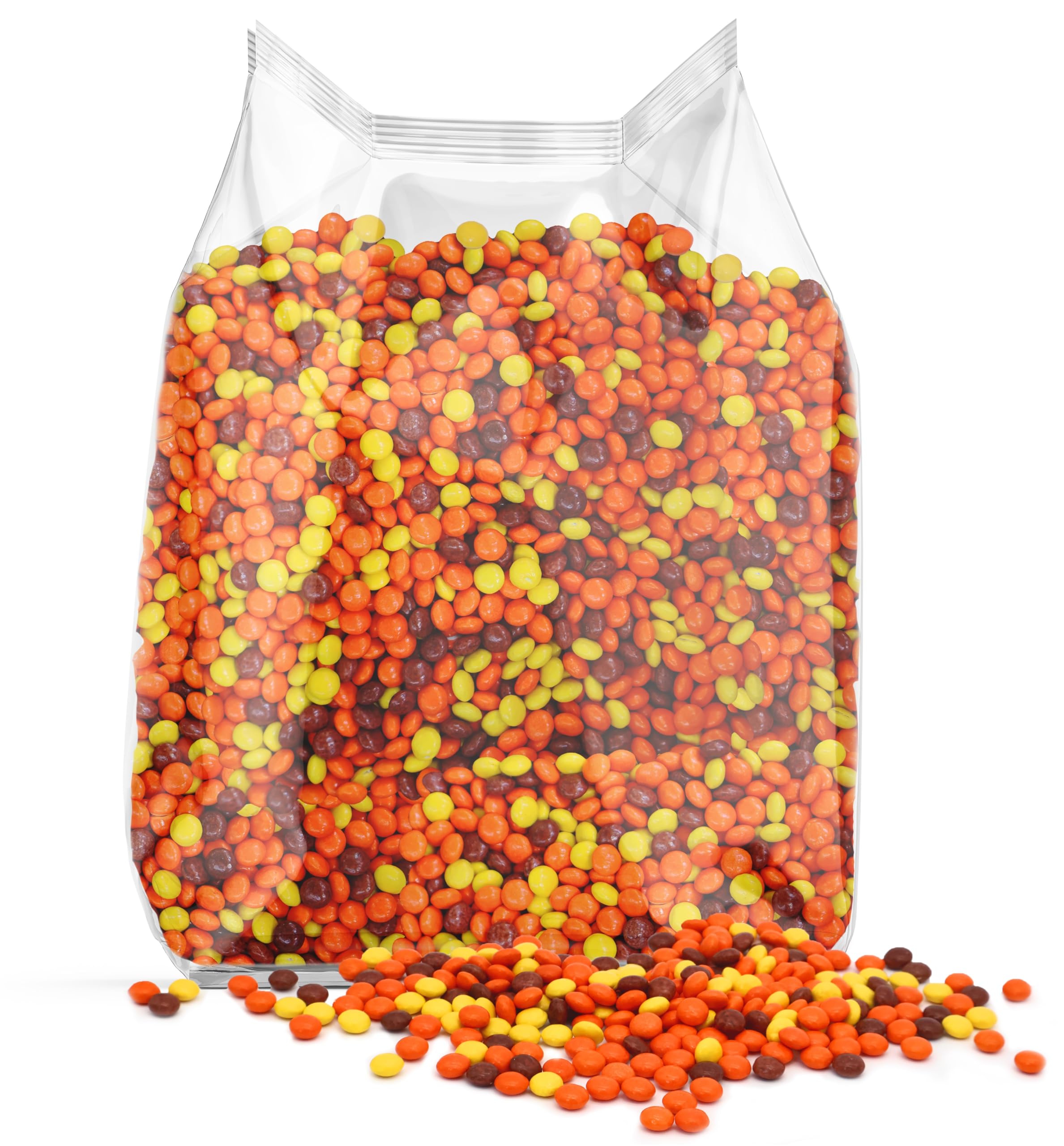 ReesesPieces Halloween Bulk Pack Chocolate Peanut Butter Candy - 5 Pounds Mini Pieces Big Bag Milk Chocolate Candy in a Crunchy Shell - For Party Favors, Halloween Decoration, Treats & Snacks