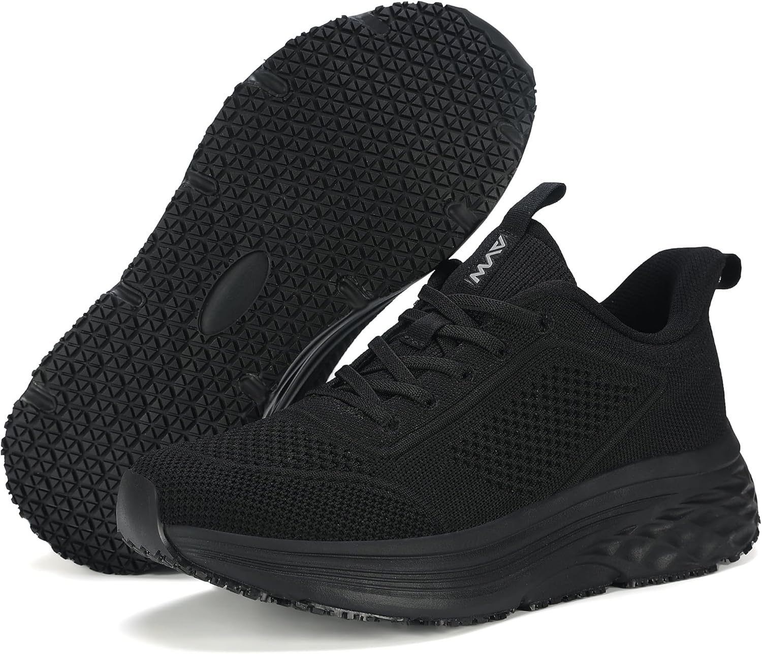 AVW Womens Non Slip Work Shoes Water Resistant Walking Sneakers Food Service Chef Kitchen Shoes - Image 5