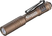 Streamlight MicroStream 250-Lumen USB Rechargeable EDC Flashlight - Ultra-Compact Pocket Light, Coyote Tan 66608