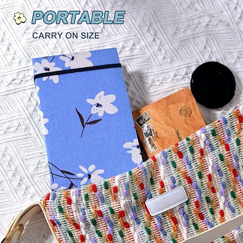 Miniatura 6 de Paquete de 2 álbumes de fotos de 4 x 6, 4 x 6 pulgadas, 100 bolsillos, cubierta de lino, libro de fotos de pequeña capacidad, fácil de clasificar y