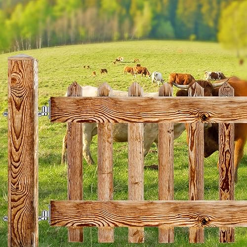 Miniatura 4 de Bisagra de puerta de perno en J de 8 pulgadas, bisagra de puerta resistente para valla de madera, bisagra de puerta de moldeo de una pieza para