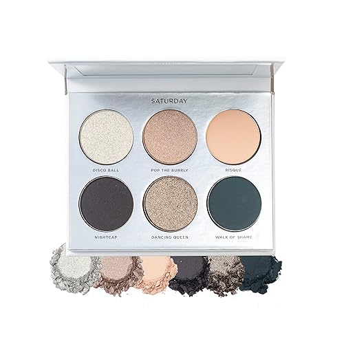 PÜR MINERALS On Point Eyeshadow Palette, Matte, Shimmer & Metallic Shades, Skincare-Infused Formula