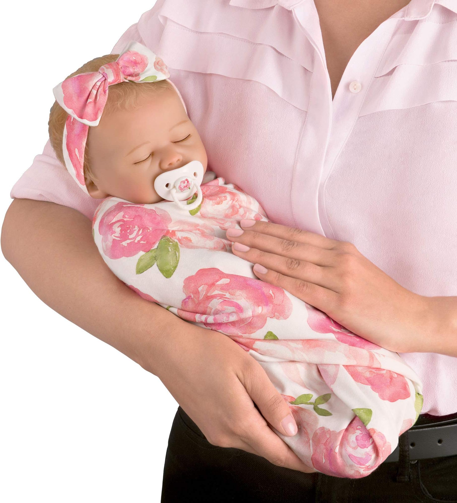 Galleries - 'Rosie' So Truly Real® Baby Girl Doll – Reborn and lifelike So Truly Real® baby girl doll by Marissa May has RealTouch® vinyl skin, hand-rooted hair, weighted body.