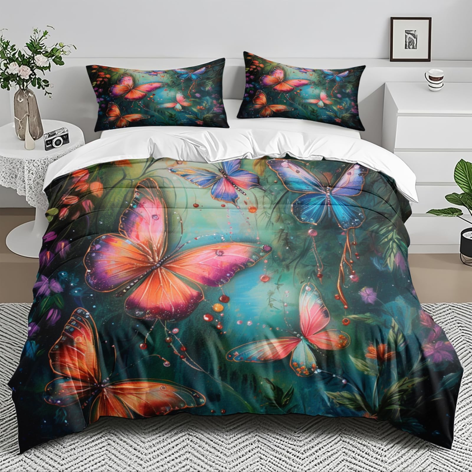 Housse couette 140x200 doux microfibre durable haute qualité