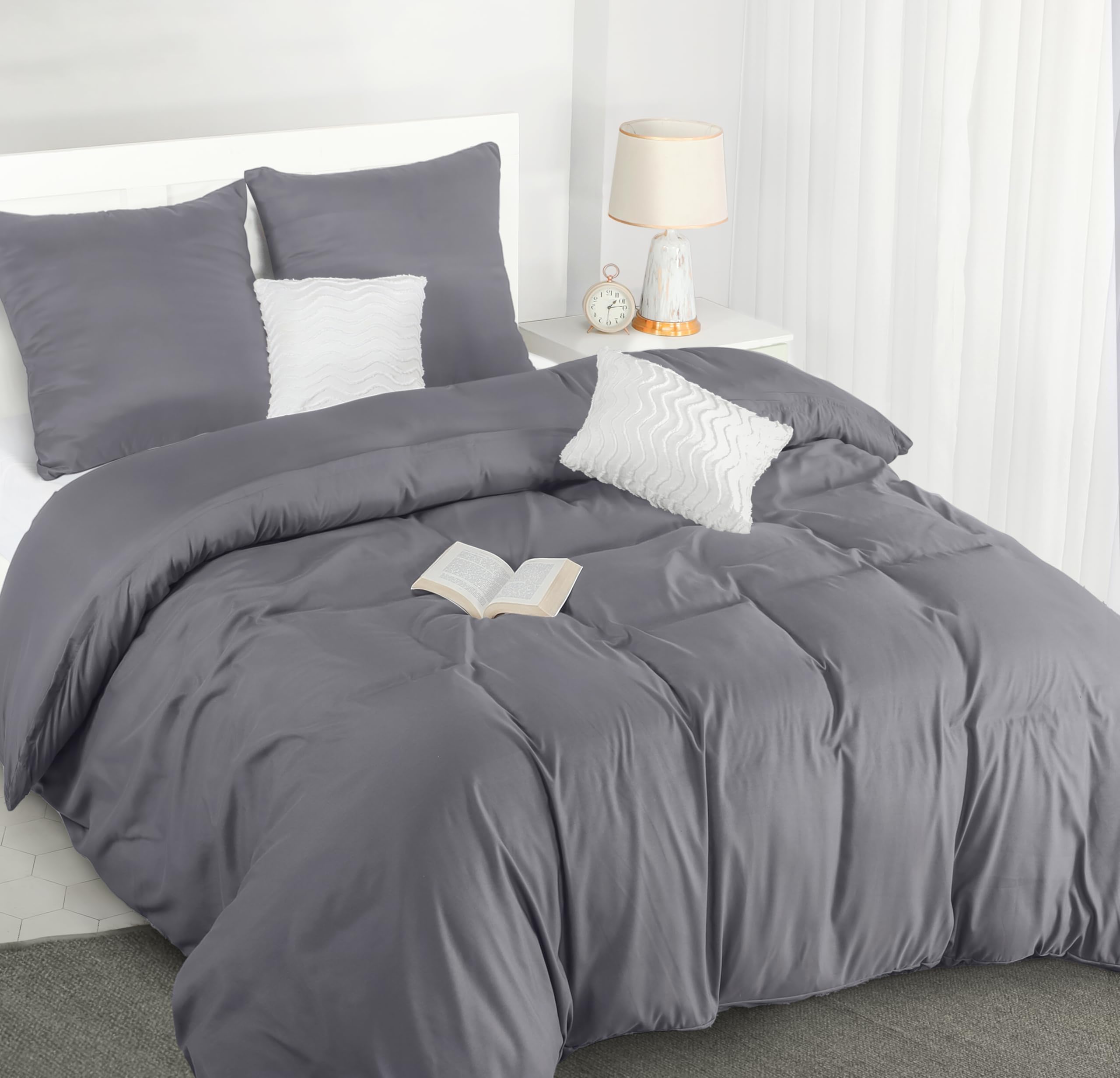 Housse De Couette 220x240 Cm + 2 Taies D'oreiller 65x65