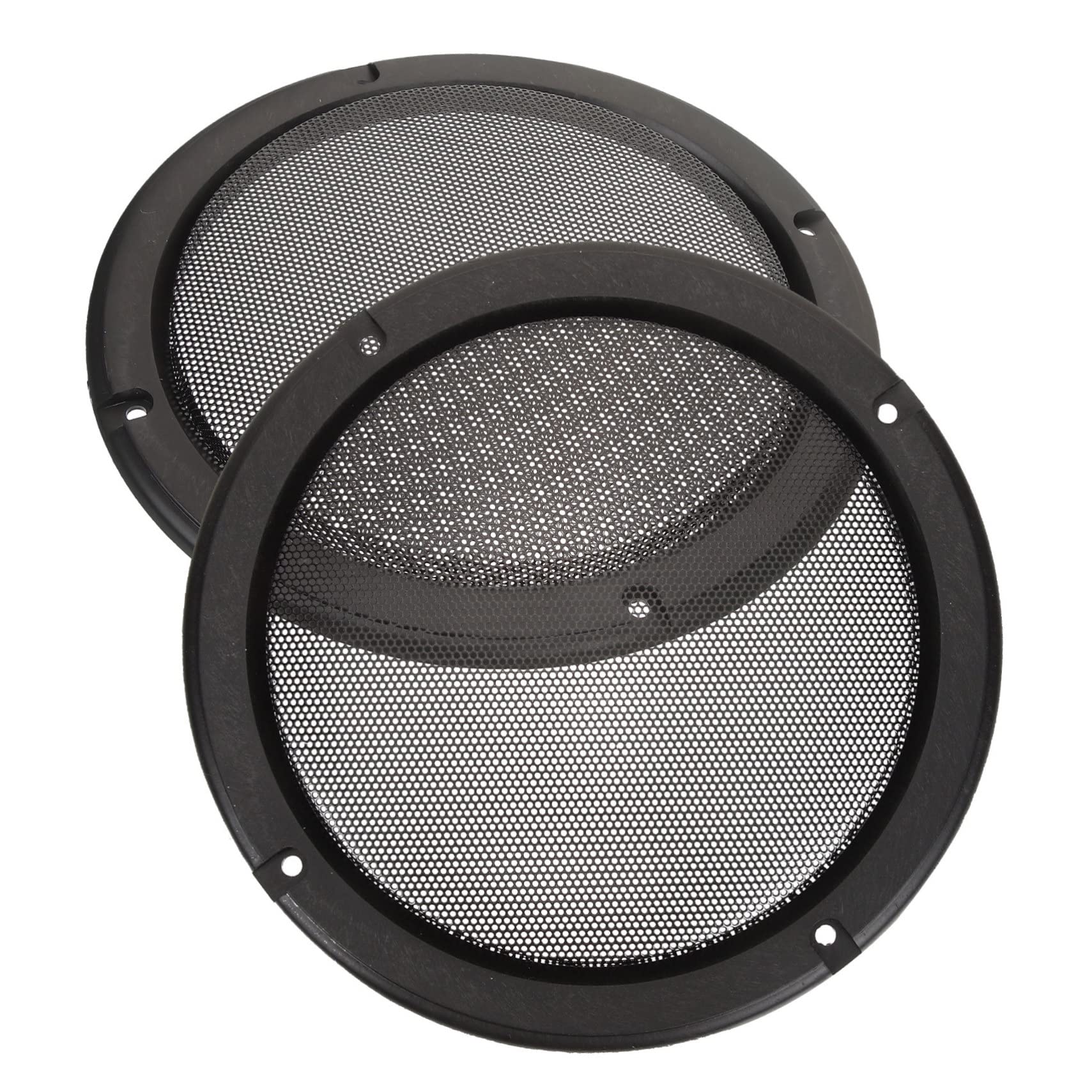 KONTONTY 2pcs Car Speaker Mesh Cover Audio Speaker Net for Subwoofer Refitting for Home and Auto