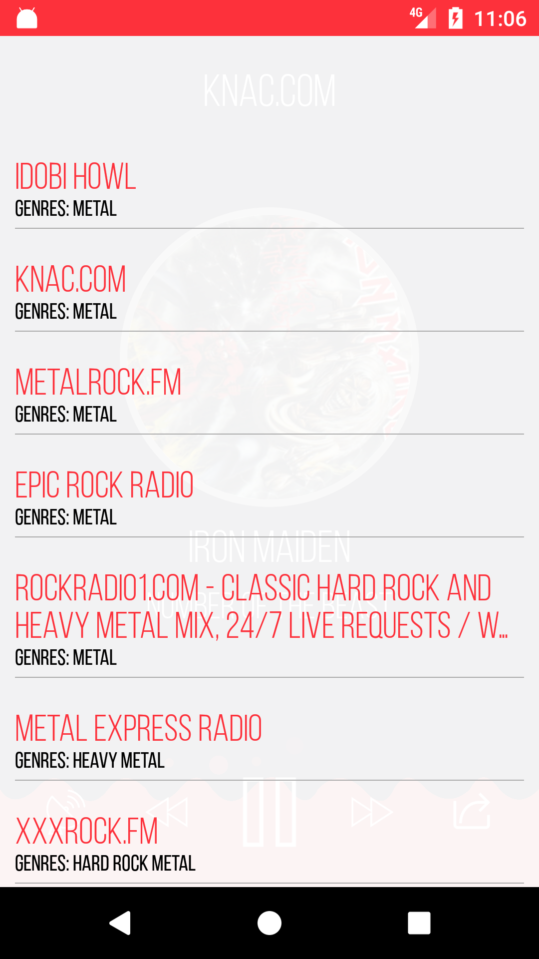 Metal Online Radio Vol 1 Free App on Amazon Appstore