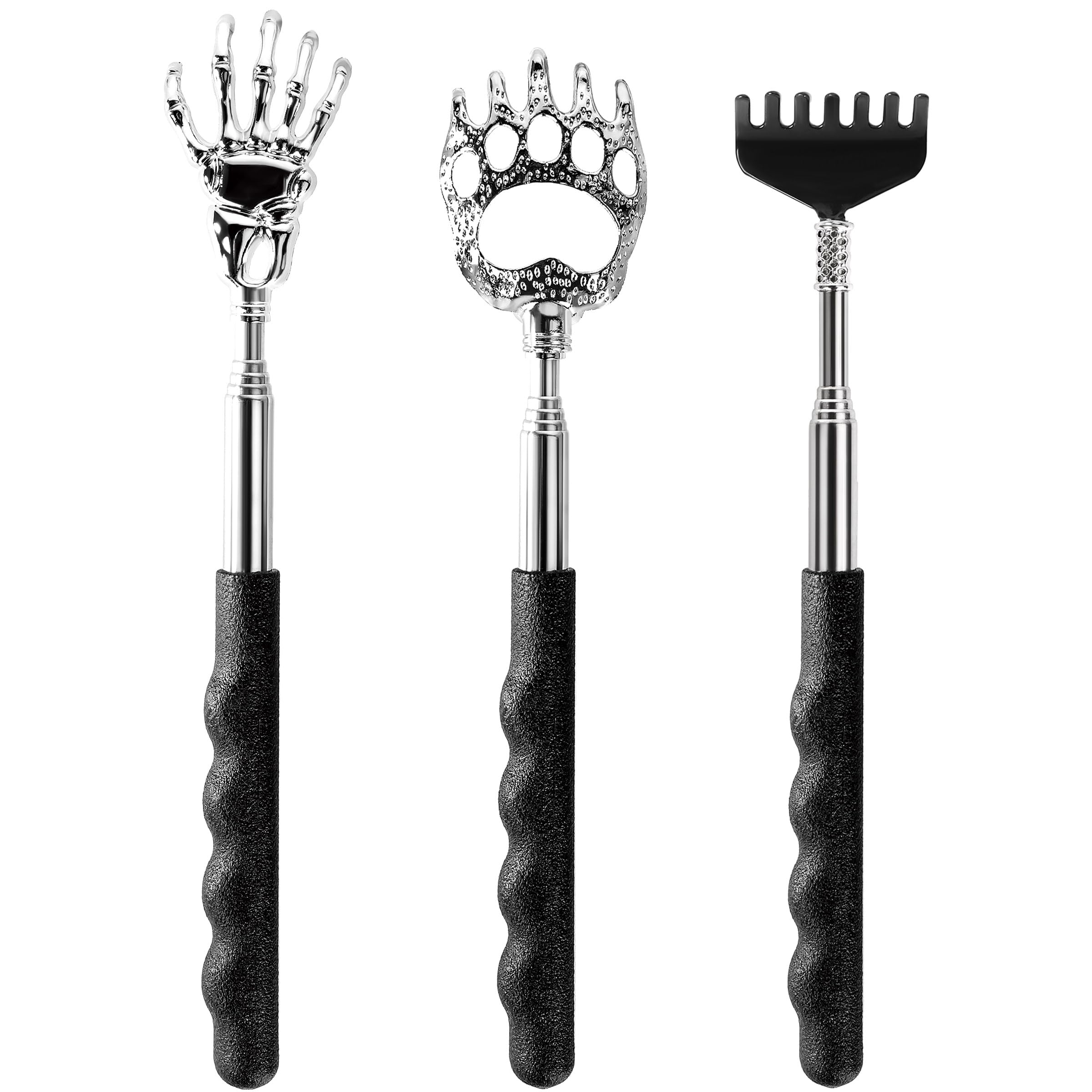 lucdnc Back Scratcher Extendable Christmas Gifts Stocking Stuffer for Men Women Dad Adults Teens Funny Telescoping Manual Back Massage Cool Gadget Tool for Back in Christmas Gifts Box