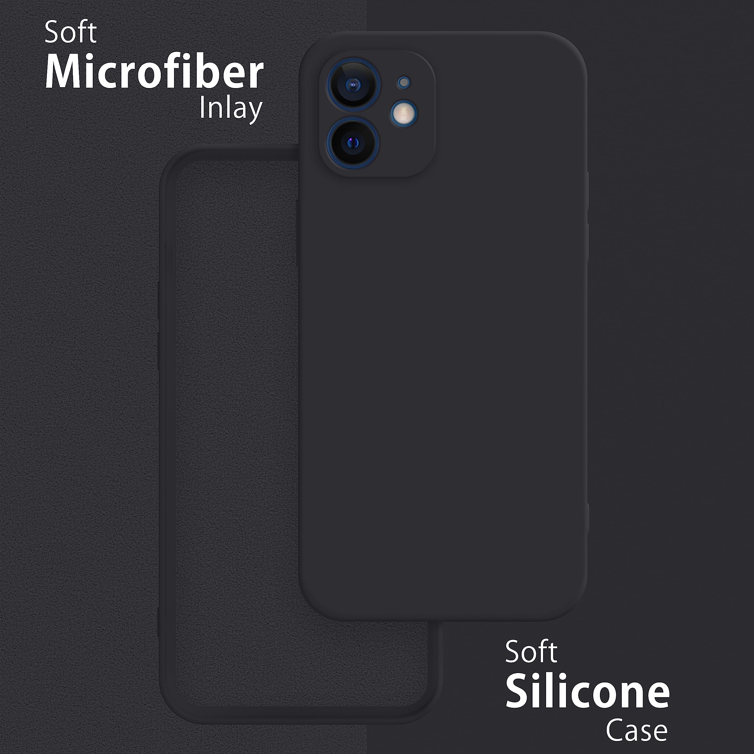 MyGadget Handyhülle Für IPhone 12 Mini – Stoßfest, Mit Kameraschutz, Dunkelblau