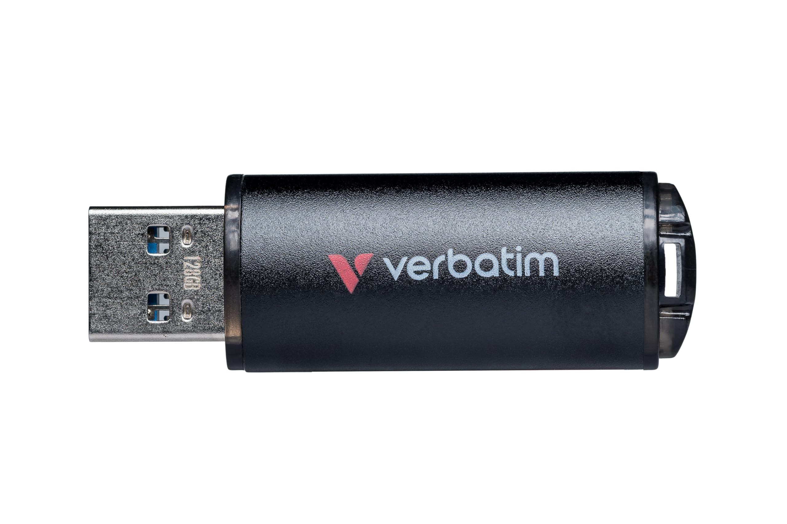 Verbatim V200 Metal USB Stick Drive 128 GB - USB 3.2 Gen 1 con fino a 200 MB/s di lettura e 80 MB/s di scrittura, robusto alloggiamento in alluminio, durevole, chiavetta compatta per PC, computer