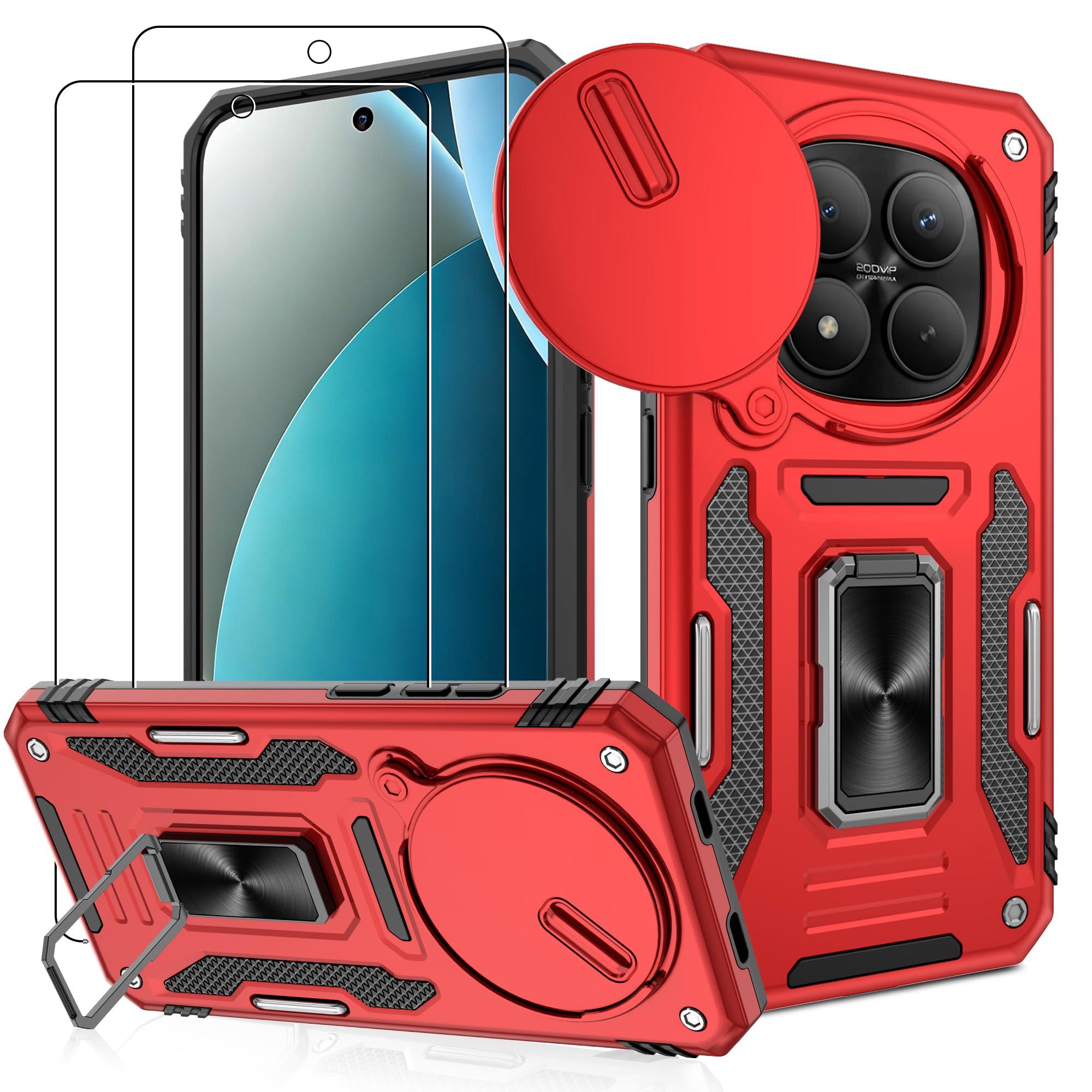 Jshru Handyhülle für Xiaomi Redmi Note 13 Pro 5G /Redmi 14 C/Note 14/Note 14 pro/14T/14T Pro/Note 15 Hülle