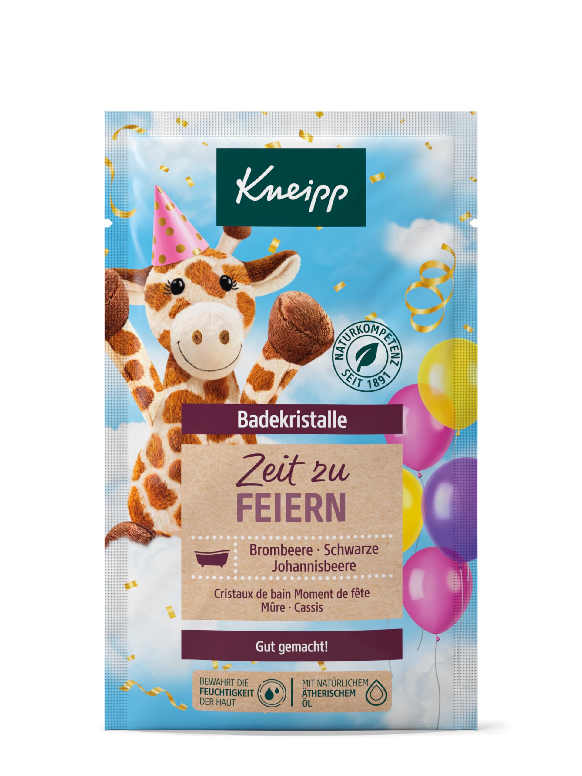 Kneipp Baden Zestaw Kryształków do Kąpieli, 4 x 60 g