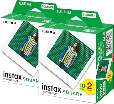 Instax Square-Square 20's Movie Set of 2 40 Poses