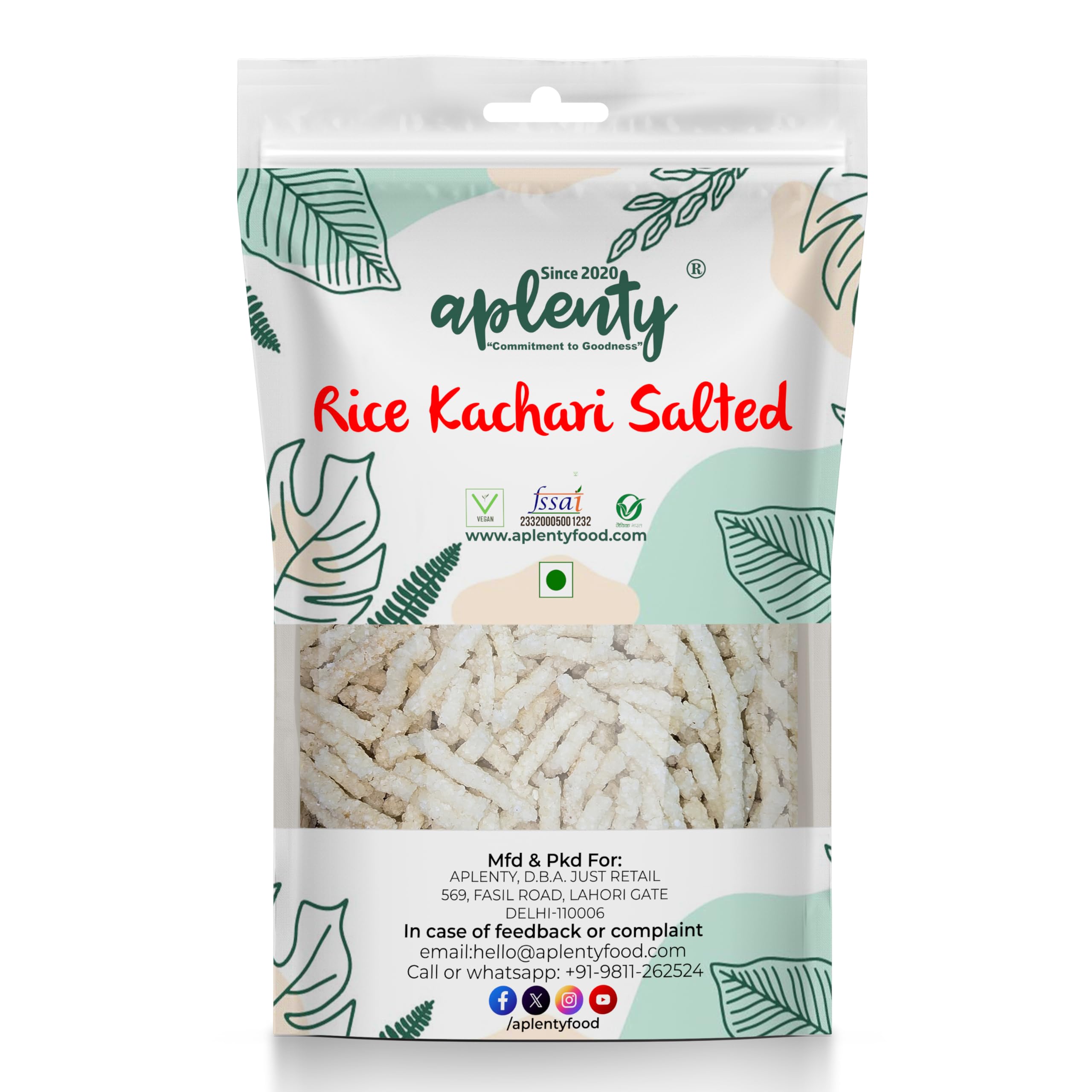 Yumiy Finger Rice String Papad - Chawal Ki Kachri - Plain (सादी) - 400gm-image-40