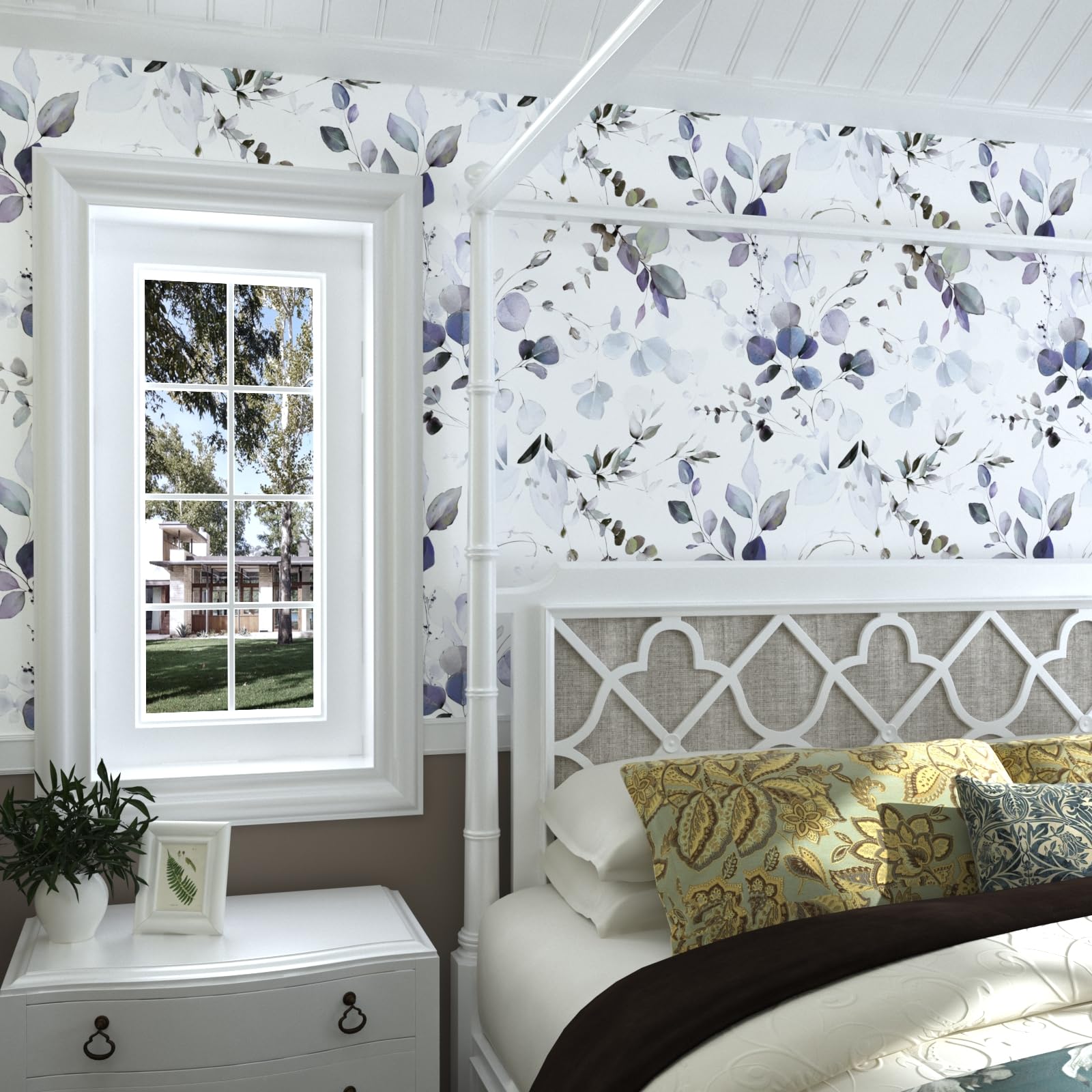 Papier Peint Autocollant Motif Tournesols Pour Chambre à Coucher, Papier Peint Moderne Amovible Pour Casier, Tiroir, Armoire, Meubles, Décoration 44,5 X 300 Cm