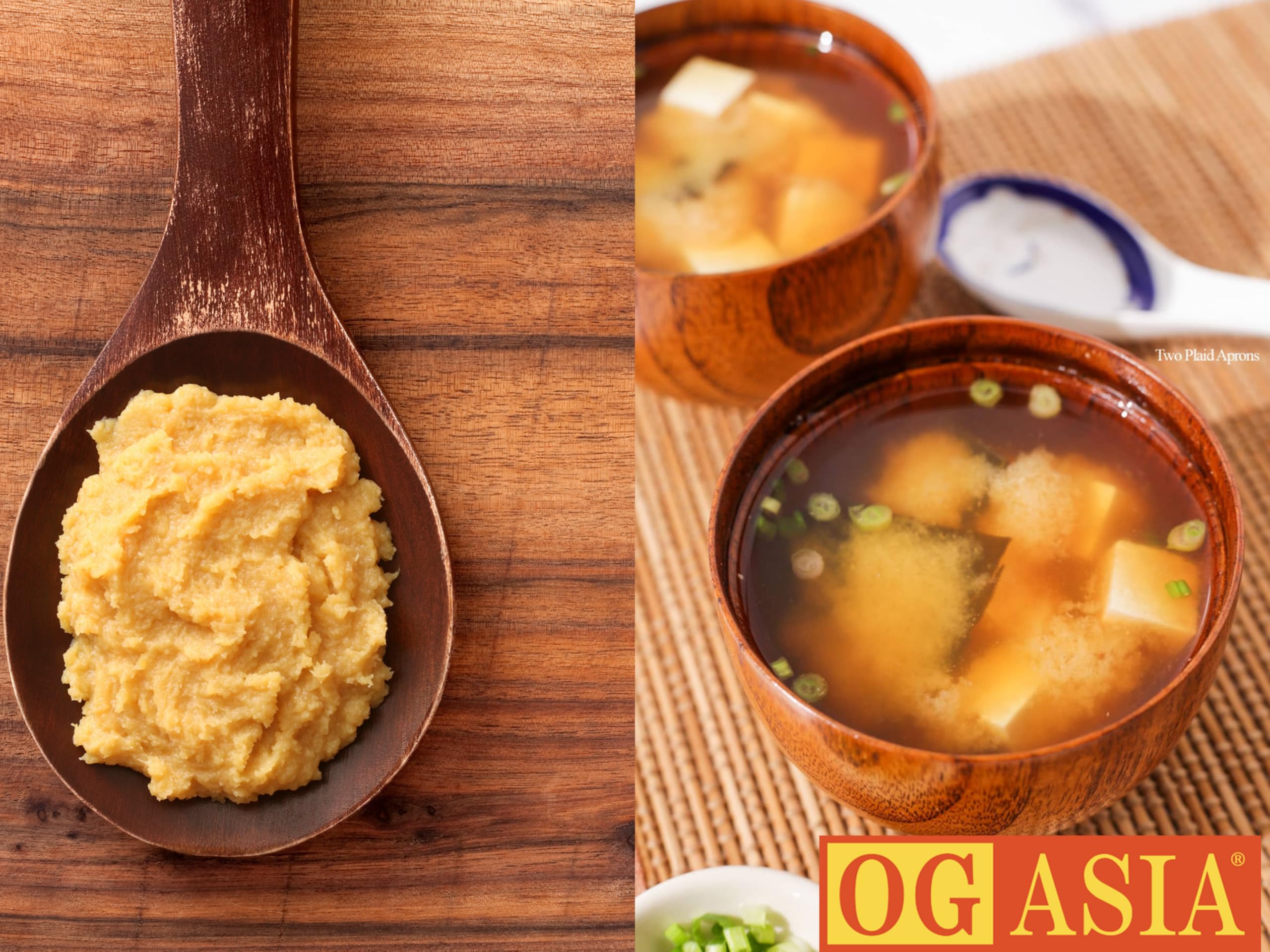 SHINJYO Miso Paquete doble – Pasta de miso oscuro y claro – Shiro & Aka – Paquete doble original Japón – OG ASIA – 600 g