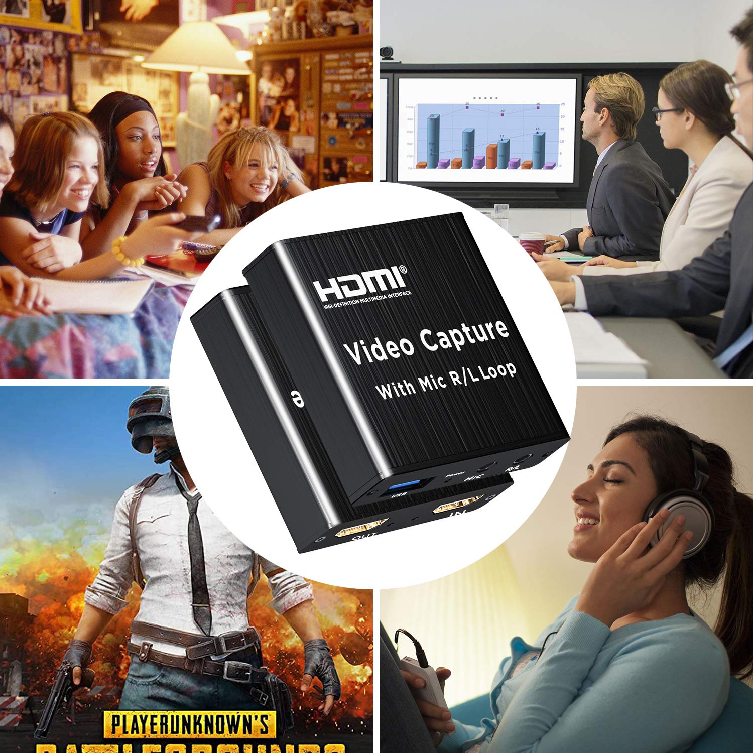 Readyxio Game Capture Card, 4K Audio Video Capture Car...B08LMSHRW4