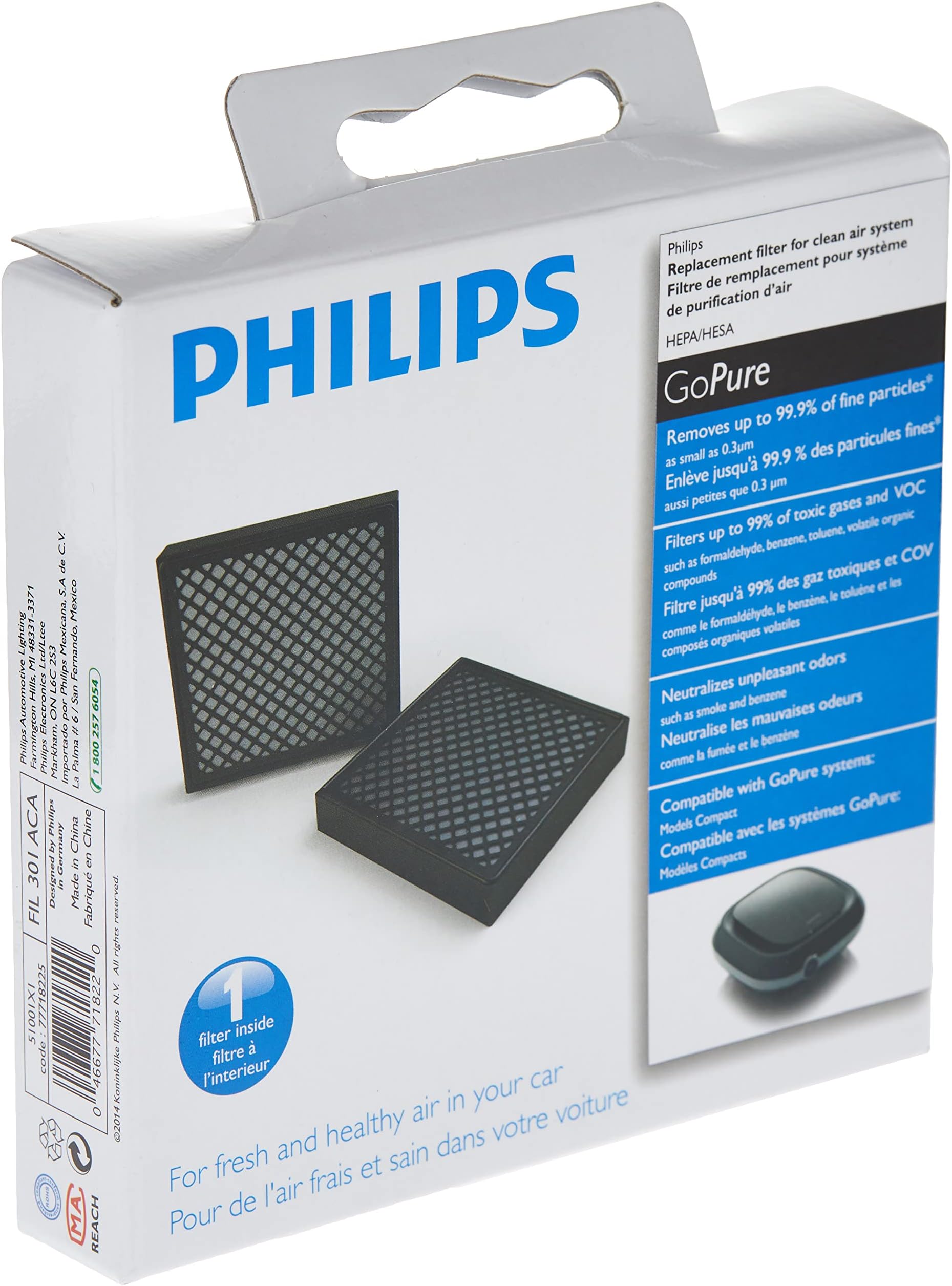 GoPure Compact 200 Air Purifier (Pack of 1) 51001X1