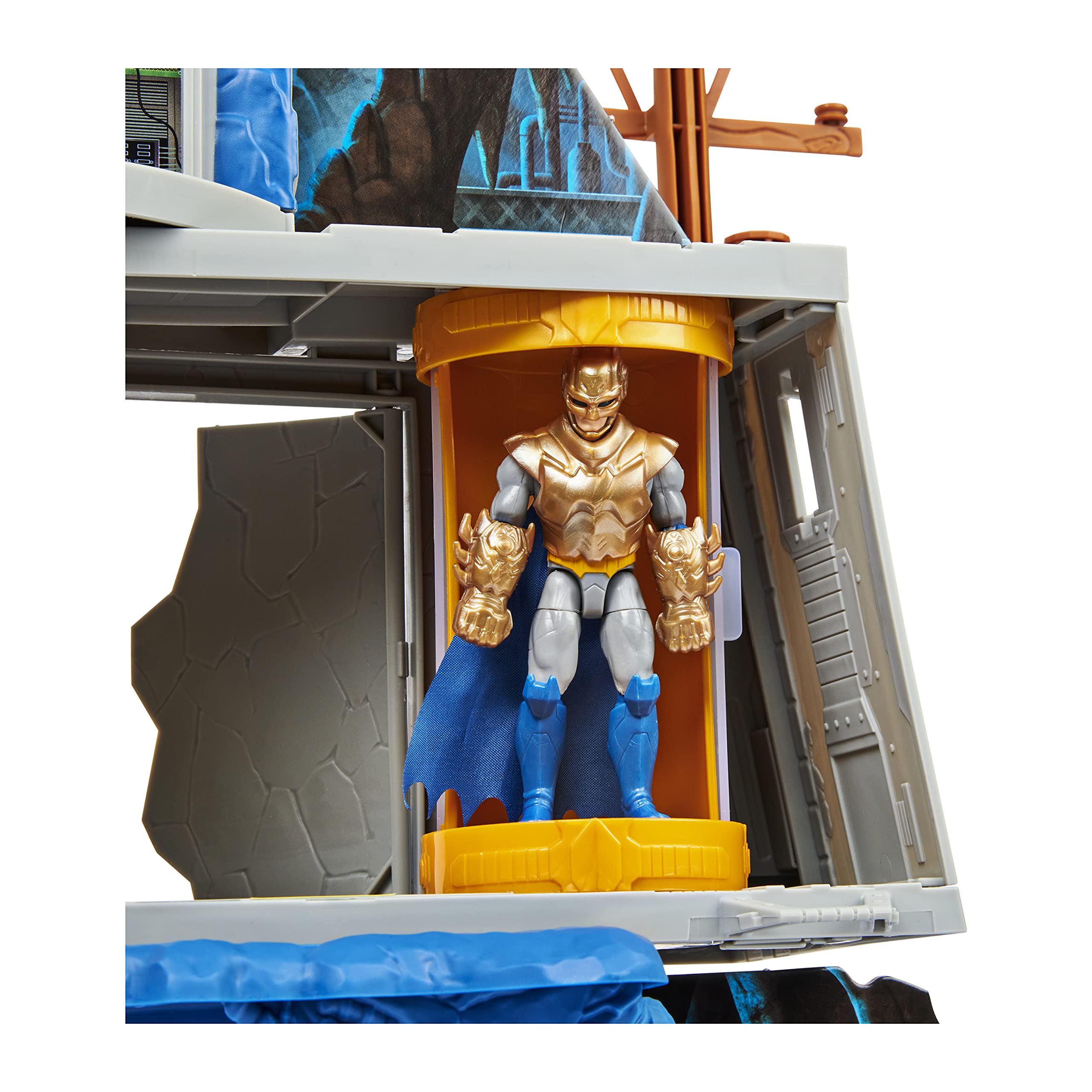 Dc Comics The Caped Crusader Batman 3 w 1 Zestaw z Figurkami Do Zabawy, Wielokolorowy, 10 cm, 6058292