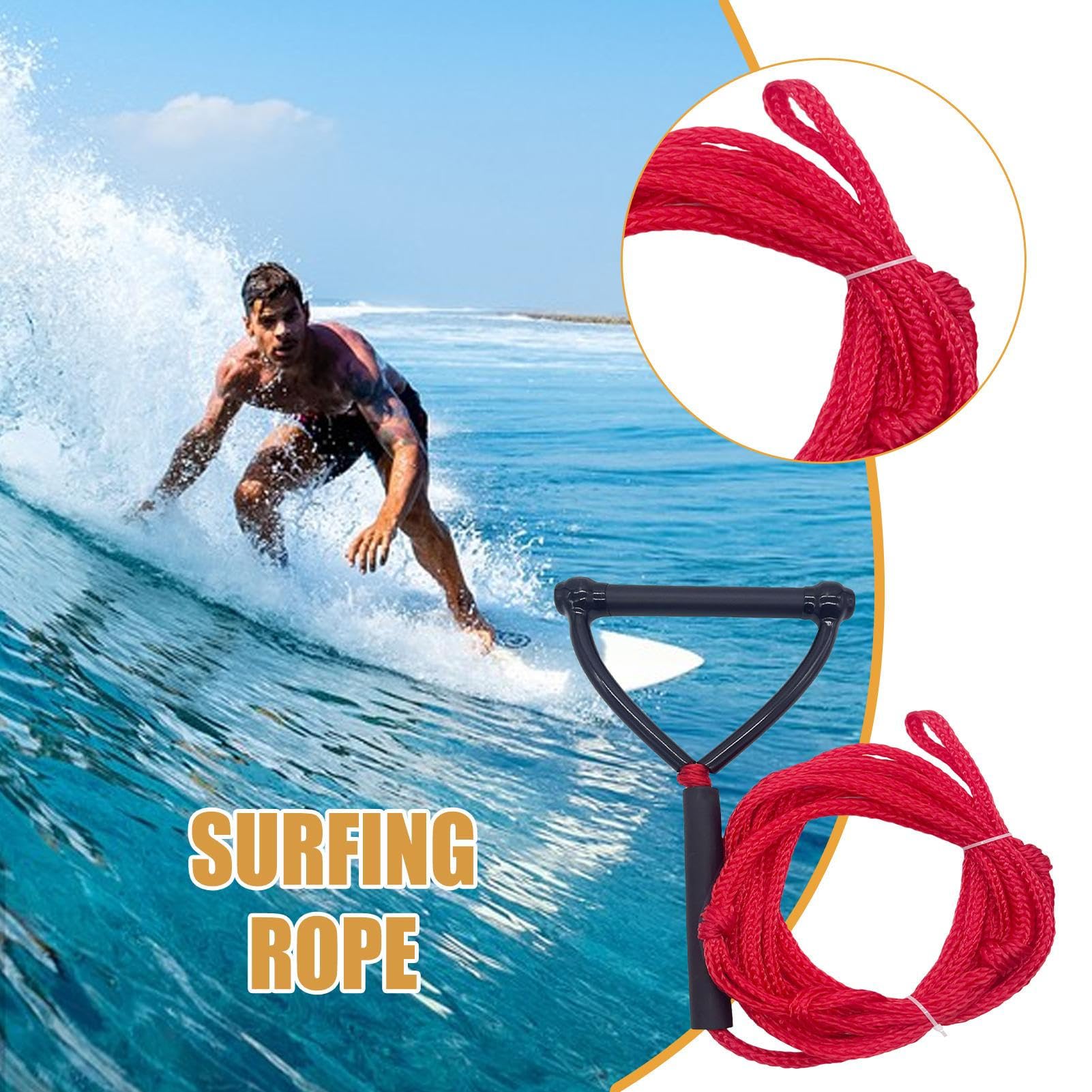 Cuerda de esquí acuático Wakesurf 24 pies alta resistencia para remolcadores de botes wakeboard