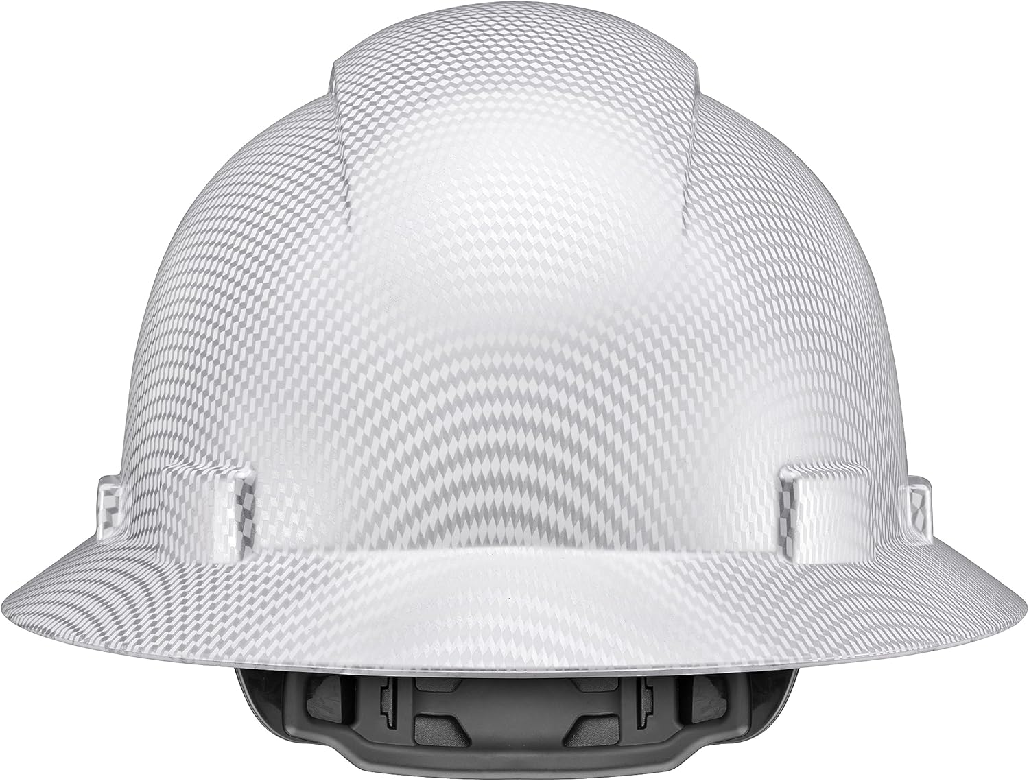 Acerpal Updated Vented Full Brim Hard Hat, White Force Field Gloss, Padded, OSHA Construction Safety Approved Hardhats, Hard Hats for Men, Cascos De Construccion Helmet.