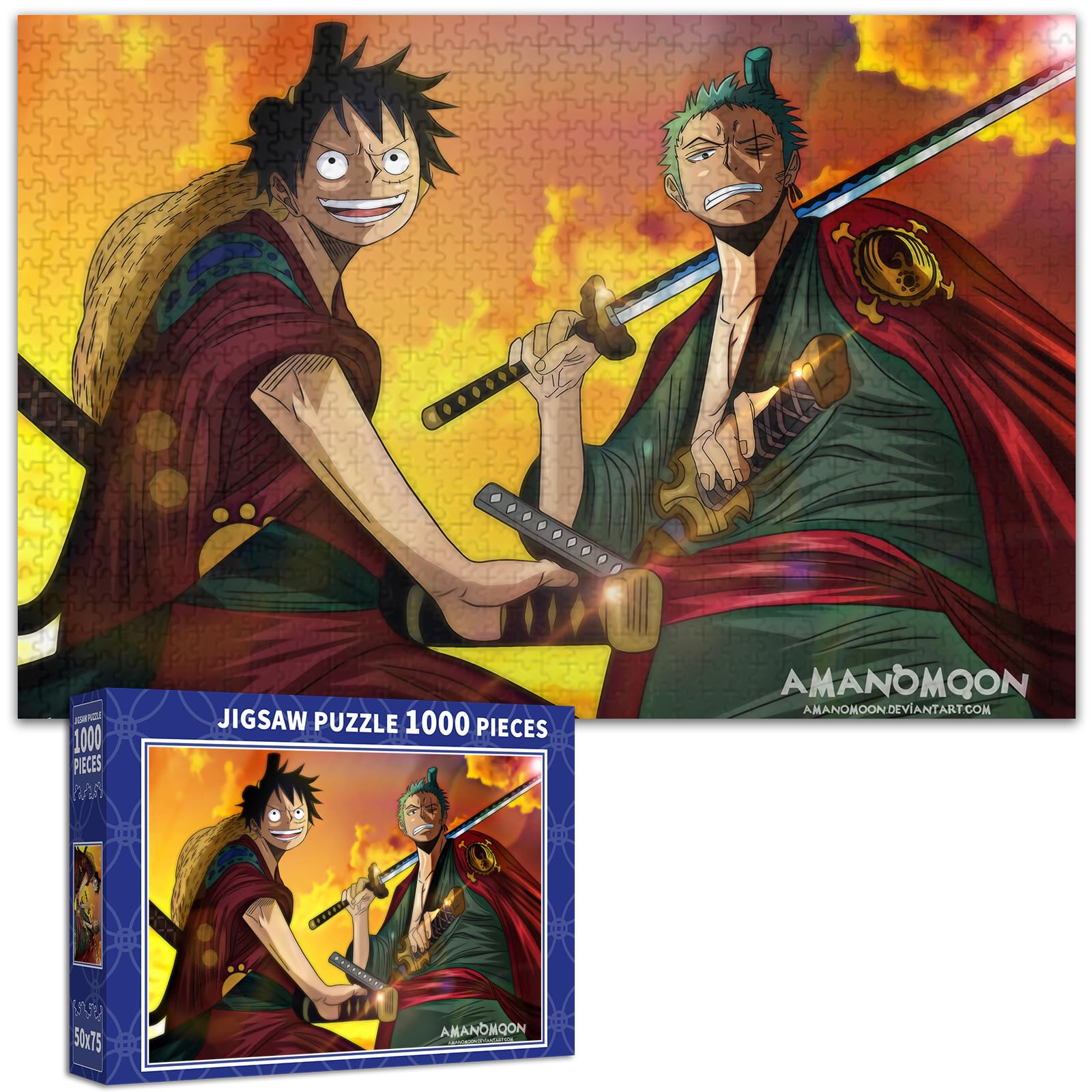 Amazon | ワンピース ジグソーパズル 1000 PCS XHZW263-ロロノア・ゾロ