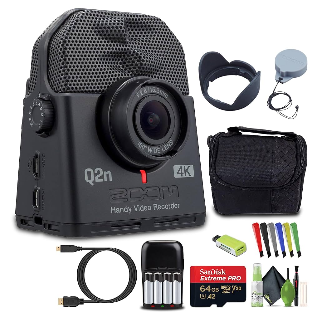 ZOOM Q2n 4K ビデオカメラ本体 Q2n-4K_front_SrEhnc4.jpg.
