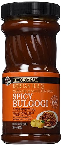 assi Salsa B.B.Q picante coreana para cerdo, 32 onzas