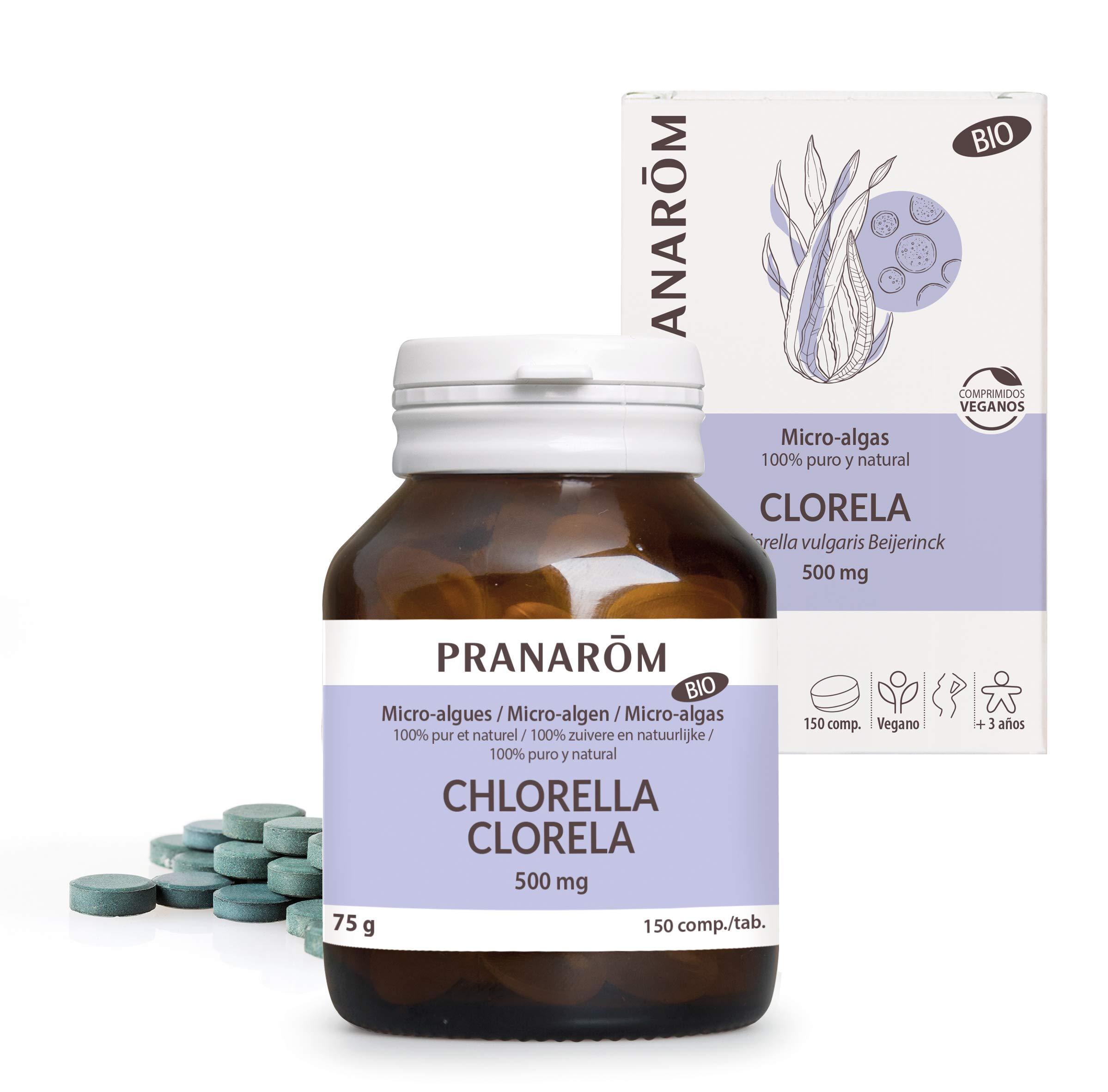 PRANAROM CLORELA 150comp Bio, Standard