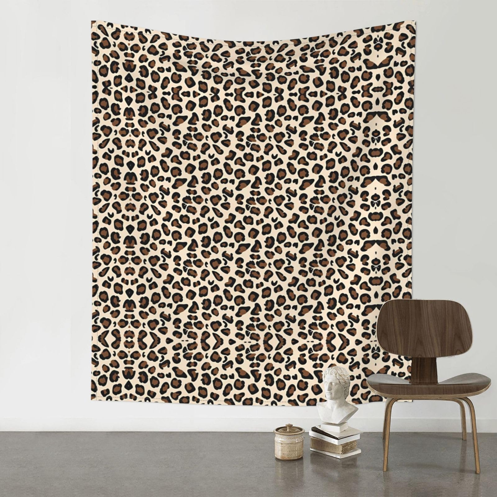 YYHWHJDE Leopard Print Prints 60x51in Wall Tapestry – Elevate Your Space with a Versatile & Cozy Throw Blanket for Dorms, Beach & Home